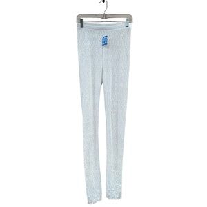 Intimately Free People Layered In Lace Ivory Sheer Stretch Leggings Medium NWT
